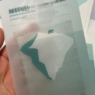 에이스노 레스큐 이미디에이트 수딩 시트마스크 — 5점을 준 리뷰어가 2021년 11월 올린 사용 사진