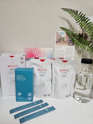 클린24시간 1BOX(5포) + 전용보틀(500ml) — 5점을 준 리뷰어가 2023년 6월 올린 사용 사진