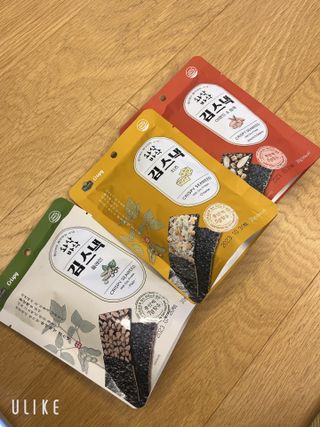 더빈트 와삭바삭 김스낵 — 4.5점을 준 리뷰어가 2023년 1월 올린 사용 사진