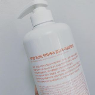 프리[닥터문] 유산균 락토케어 질경초 여성청결제 1000ml (젤타입) — 5점을 준 리뷰어가 2022년 5월 올린 사용 사진