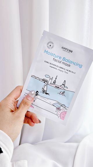 세뚜아(Cettua) [세뚜아] 모이스처 밸런싱 페이셜 마스크 Cettua Moisture Balancing Facial Mask 5매 — 5점을 준 리뷰어가 2024년 3월 올린 사용 사진