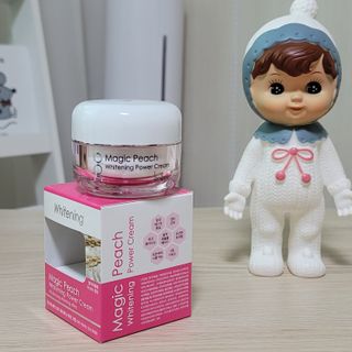 랑스레 매직피치 화이트닝 파워 화이트닝크림 — 5점을 준 리뷰어가 2021년 4월 올린 사용 사진