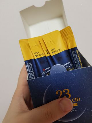 리더스코스메틱 리더스 프로 하이드라 아미노 슬리핑 마스크 — 5점을 준 리뷰어가 2021년 1월 올린 사용 사진