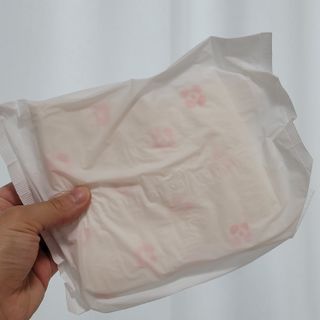 FREE [템포] 패드 내추럴순면 입는 오버나이트 5P * 2개 — 5점을 준 리뷰어가 2023년 10월 올린 사용 사진