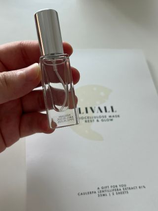 리브얼 | LIVALL 바이오셀룰로오스 마스크 레스트 앤 글로우 듀오 33ml  (2매) & 블루미 레스트 포션 — 4.5점을 준 리뷰어가 2022년 8월 올린 사용 사진