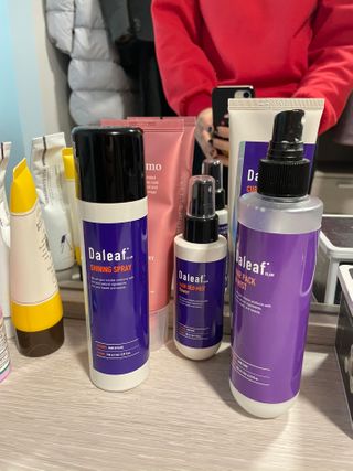 달리프 글램 샤이닝 스프레이 150ml — 5점을 준 리뷰어가 2021년 2월 올린 사용 사진
