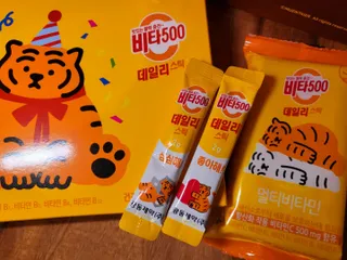광동생활건강 [광동] 비타 500 데일리 스틱 VB, VC를 함유한 멀티비타민 30포+30포 — 5점을 준 리뷰어가 2022년 7월 올린 사용 사진