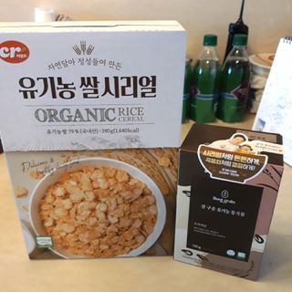 씨알푸드 유기농 쌀 시리얼 390g + 갓 구운 유기농 발아통곡물 150g — 5점을 준 리뷰어가 2022년 1월 올린 사용 사진