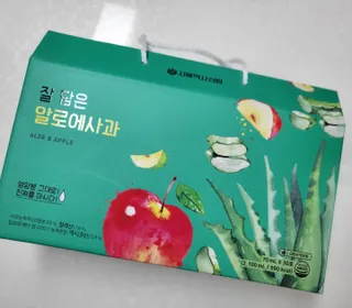 서울약사신협 잘 담은 알로애사과_70ml x 30포 — 5점을 준 리뷰어가 2021년 10월 올린 사용 사진