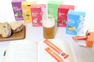 참앤들황토농원 7가지 맛! 탄산 톡톡! 스파클링! 데이앤 콤부차 7종 10포 1박스씩 ★총 7박스★ — 5점을 준 리뷰어가 2023년 1월 올린 사용 사진