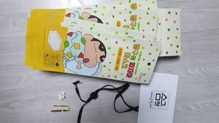 [숨그림] 3D 입체형, 짱구, 무직타이거, 빨강머리앤 우리아이 그리고 내가 쓰는 믿을수있는 케릭터 마스크 — 5점을 준 리뷰어가 2021년 9월 올린 사용 사진