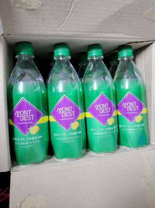 몽베스트 Montbest with Sparkling water Lemon OR Lime 20병(랜덤) — 5점을 준 리뷰어가 2021년 10월 올린 사용 사진