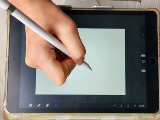 아클리브 Premium 항균 항바이러스 액정 보호필름(iPad) — 5점을 준 리뷰어가 2022년 10월 올린 사용 사진