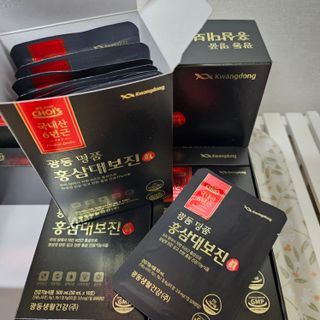 광동생활건강 광동 명품 홍삼대보진 50mL x 30포 — 5점을 준 리뷰어가 2023년 4월 올린 사용 사진