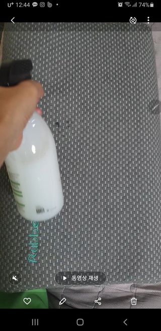 편백하라 피톤치드 편백수 탈취제 500ML — 4점을 준 리뷰어가 2022년 11월 올린 사용 사진