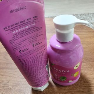 [후르디아] 과즙 뿜뿜_모과 바디워시+바디에센스 세트 — 5점을 준 리뷰어가 2021년 2월 올린 사용 사진