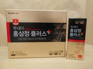 서울약사신협_투데이홍삼정플러스스틱_10g x 30포 — 5점을 준 리뷰어가 2021년 2월 올린 사용 사진
