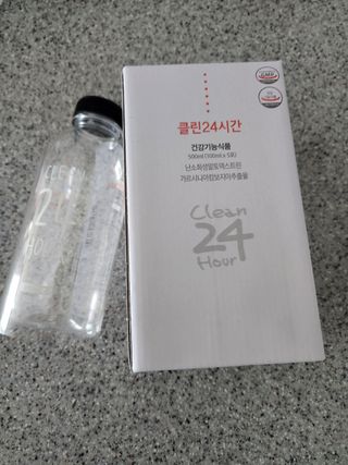 클린24시간 1BOX(5포) + 전용보틀(500ml) — 5점을 준 리뷰어가 2022년 8월 올린 사용 사진