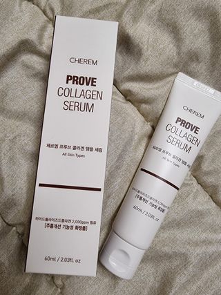 체르엠  프루브 콜라겐 앰플세럼 60ml 1병 — 4점을 준 리뷰어가 2022년 1월 올린 사용 사진