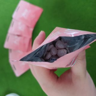 입 냄새 완화에 도움을 주는 에티켓 캔디 복숭아맛 앳캔디 — 5점을 준 리뷰어가 2021년 1월 올린 사용 사진