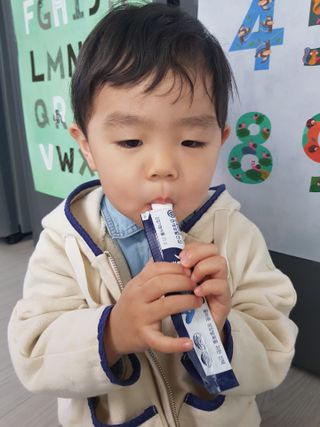 키즈텐플러스 연세 키즈텐 플러스 1개월 — 5점을 준 리뷰어가 2021년 3월 올린 사용 사진