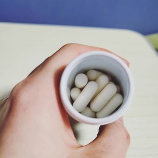 메디타민 인체유래 비피더스 포스트 프로바이오틱스 — 5점을 준 리뷰어가 2021년 2월 올린 사용 사진