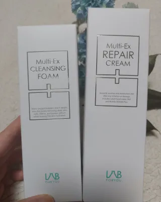 LAB FOR YOU 멀티엑스리페어크림 + 멀티엑스클렌징폼 — 5점을 준 리뷰어가 2022년 9월 올린 사용 사진
