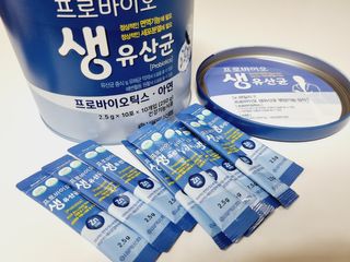 서울약사신협_프로바이오생유산균_2.5G x 100포 — 5점을 준 리뷰어가 2021년 3월 올린 사용 사진