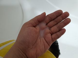 디어 유산균 앤 콜라겐 샴푸 — 4점을 준 리뷰어가 2021년 2월 올린 사용 사진