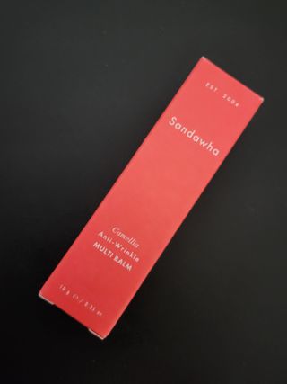 스킨큐어 산다화 카멜리아 안티 링클 멀티밤 — 4점을 준 리뷰어가 2022년 10월 올린 사용 사진