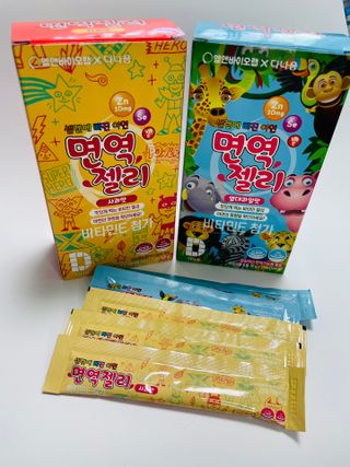 다나음 셀렌에 빠진 아연면역젤리 열대과일맛+사과맛 — 5점을 준 리뷰어가 2023년 4월 올린 사용 사진