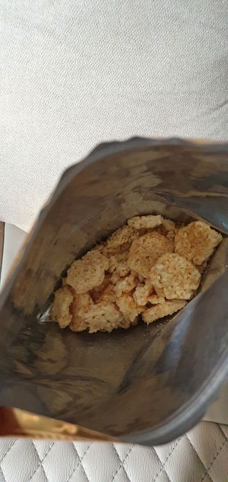 미즈꼬레아 치즈맛 누룽지크리스피 — 5점을 준 리뷰어가 2022년 3월 올린 사용 사진
