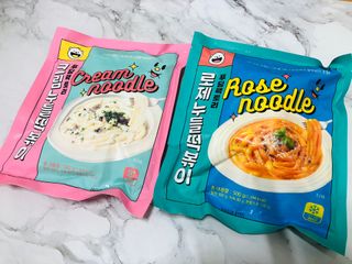 [푸딩팩토리] 로제누들떡볶이 500g / 까르보나라크림누들떡볶이 500g — 5점을 준 리뷰어가 2022년 8월 올린 사용 사진
