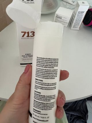 [세븐원쓰리 713] 토너 하나만으로도 피부회복 흡수촉촉 몽글토너 — 5점을 준 리뷰어가 2021년 11월 올린 사용 사진
