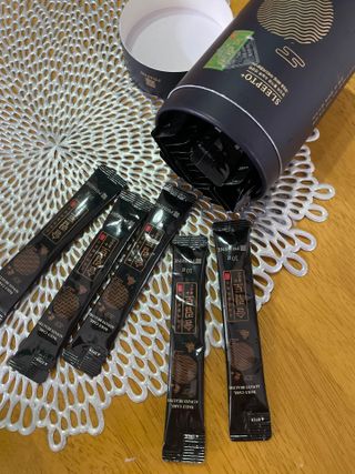 프리마인 자체 기업부설 연구소에서 찾아낸 건강한 수면의 비밀.  슬립토 플러스 30포 — 5점을 준 리뷰어가 2021년 10월 올린 사용 사진