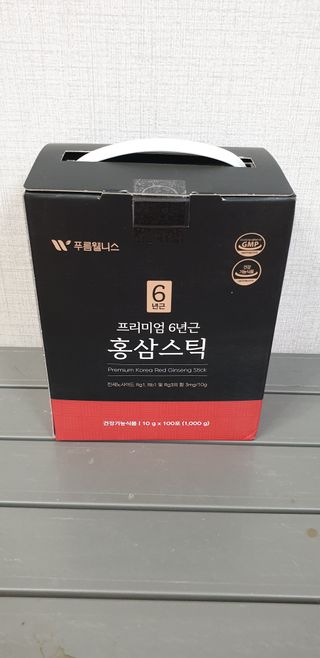 [푸름웰니스] 프리미엄 6년근 홍삼스틱 3mg x 100포 — 5점을 준 리뷰어가 2022년 3월 올린 사용 사진