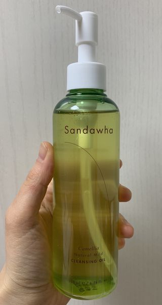 스킨큐어 산다화 순한 클렌징 동백 오일 200ml — 5점을 준 리뷰어가 2023년 4월 올린 사용 사진
