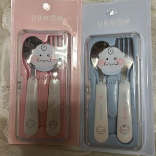 유비맘 스푼포크 케이스 세트 1+1 _컬러랜덤 발송 — 5점을 준 리뷰어가 2021년 1월 올린 사용 사진
