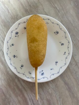 오마뎅 한우핫도그 — 5점을 준 리뷰어가 2021년 5월 올린 사용 사진