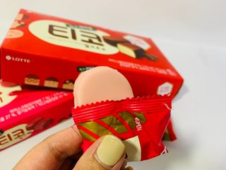 롯데제과 티코밀크초코 — 5점을 준 리뷰어가 2021년 9월 올린 사용 사진