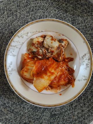 셰프애찬 별미김치 굴겉절이 1kg — 5점을 준 리뷰어가 2022년 12월 올린 사용 사진