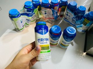 LIVE 매일바이오 썬화이버 드링킹 요거트 — 4점을 준 리뷰어가 2022년 8월 올린 사용 사진