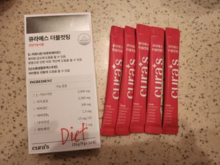 [큐라에스] 최신 다이어트 원료! 6중 기능성 더블컷팅 126g(2주일 분) — 4점을 준 리뷰어가 2023년 12월 올린 사용 사진