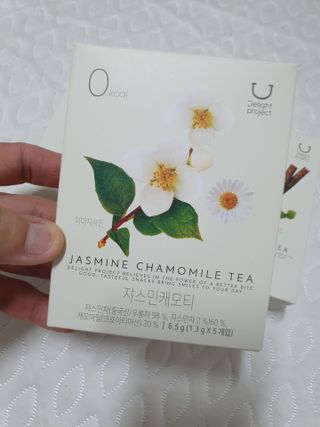 딜라이트 프로젝트 블렌딩티 우엉호박티, 히비후르츠티, 쟈스민캐모티 — 5점을 준 리뷰어가 2021년 7월 올린 사용 사진