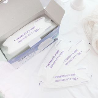 데일리브레스황사마스크KF94대형 데일리브레스 황사방역마스크 KF94 대형 — 5점을 준 리뷰어가 2021년 4월 올린 사용 사진