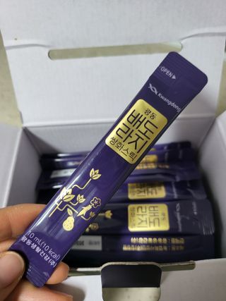 광동생활건강 나우 [광동] 배도라지 쌍화스틱 10mL x 100포 — 5점을 준 리뷰어가 2023년 2월 올린 사용 사진
