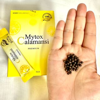 신보웰빙 마이톡스 깔라만시환 1박스/28포 — 5점을 준 리뷰어가 2023년 10월 올린 사용 사진