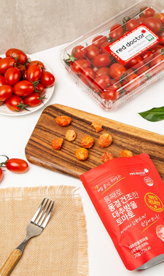레드닥터 대추방울토마토 + 통째로 동결건조한 대추방울토마토 — 5점을 준 리뷰어가 2022년 12월 올린 사용 사진