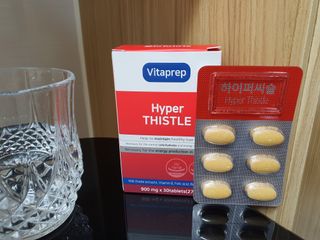뉴트리션팩토리 비타프렙 하이퍼씨슬 밀크씨슬 900mg — 5점을 준 리뷰어가 2021년 8월 올린 사용 사진