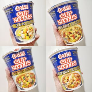 NISSIN 닛신 컵누들  4종 - 씨푸드오리지날, 씨푸드 스파이시, 씨푸드 커리, 씨푸드 XO소스 — 5점을 준 리뷰어가 2022년 1월 올린 사용 사진